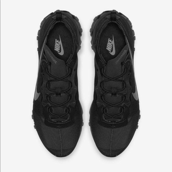 [Nike] Black React Element 55 Sneakers - Picture 6 of 10